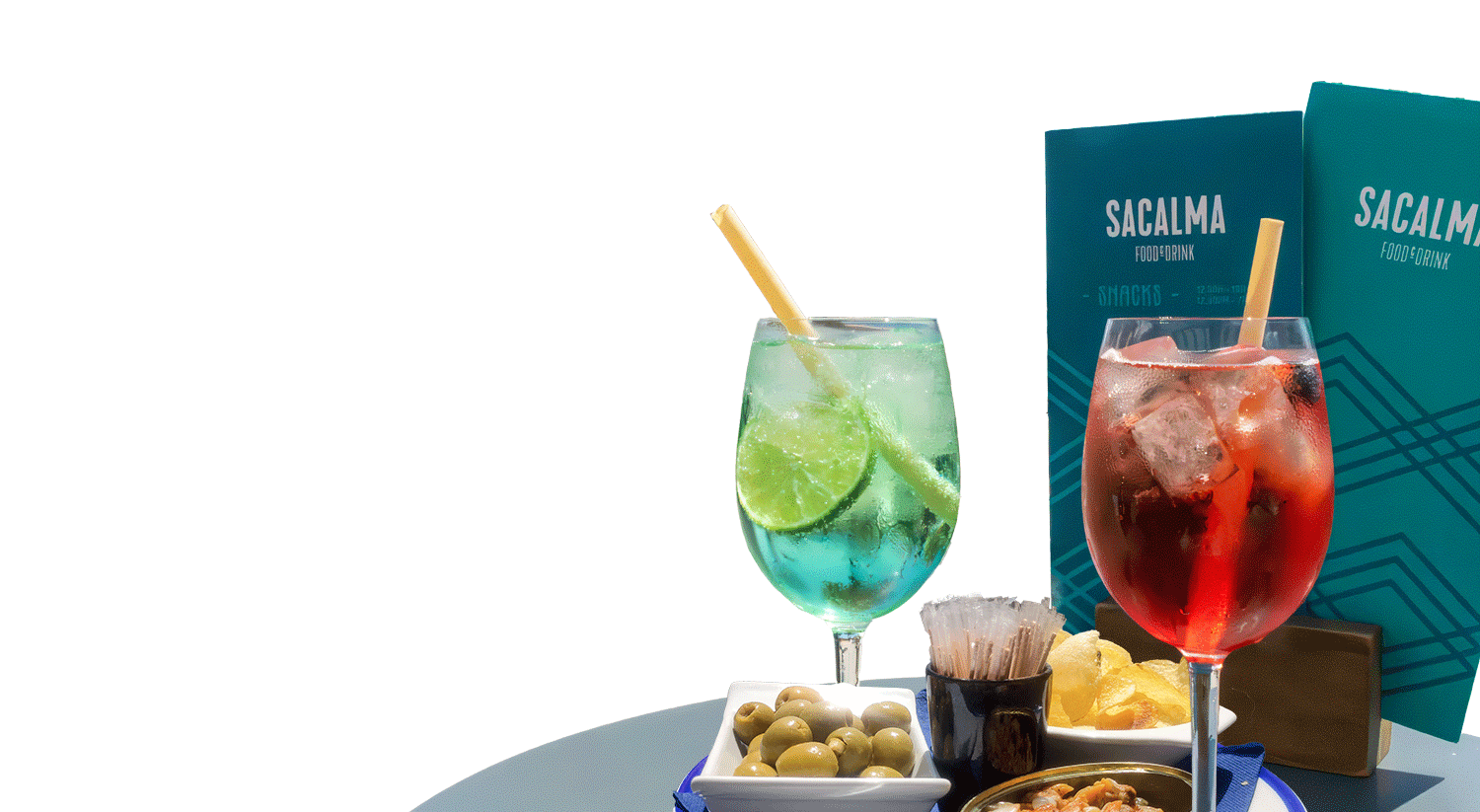 Spritz i vermut davant del mar a Sacalma, Tossa de Mar